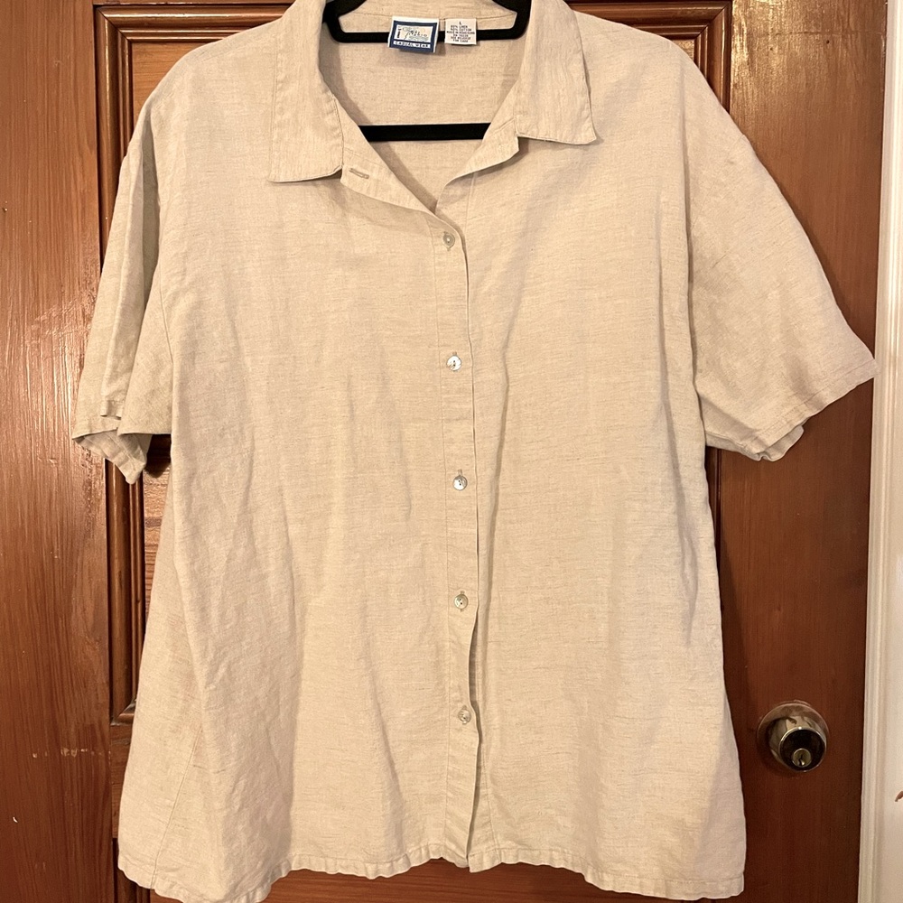 Bay Studio Linen Button Down